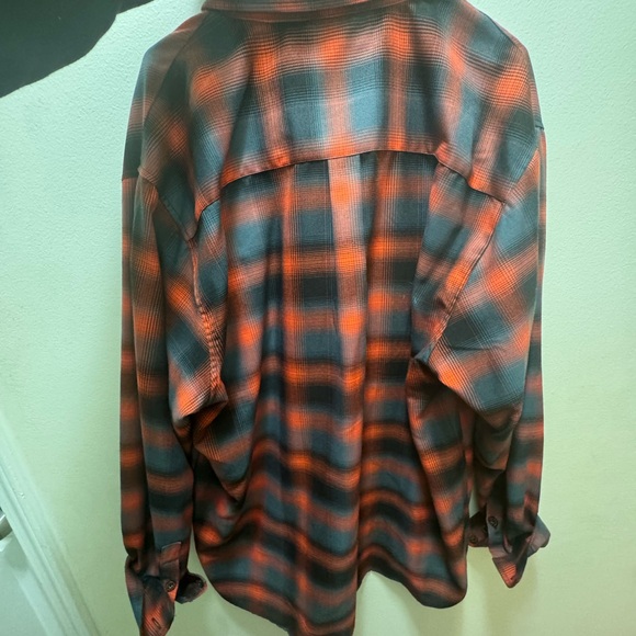 DIXXON Men's Red and Black Plaid Shirt sound of freedom 3 xl - Picture 5 of 5